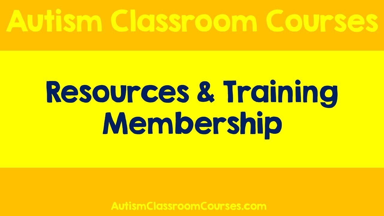 autism classroom courses membership image cover