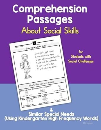 comprehension passages about social skills