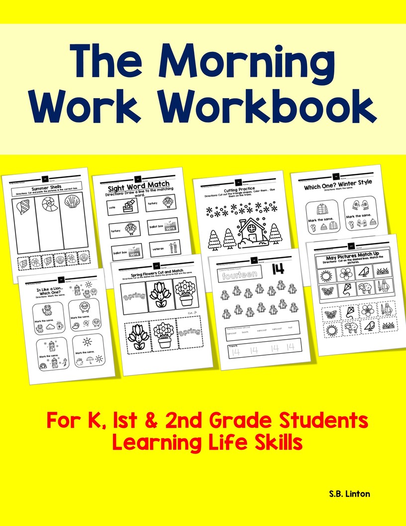 morning work for kids with autism